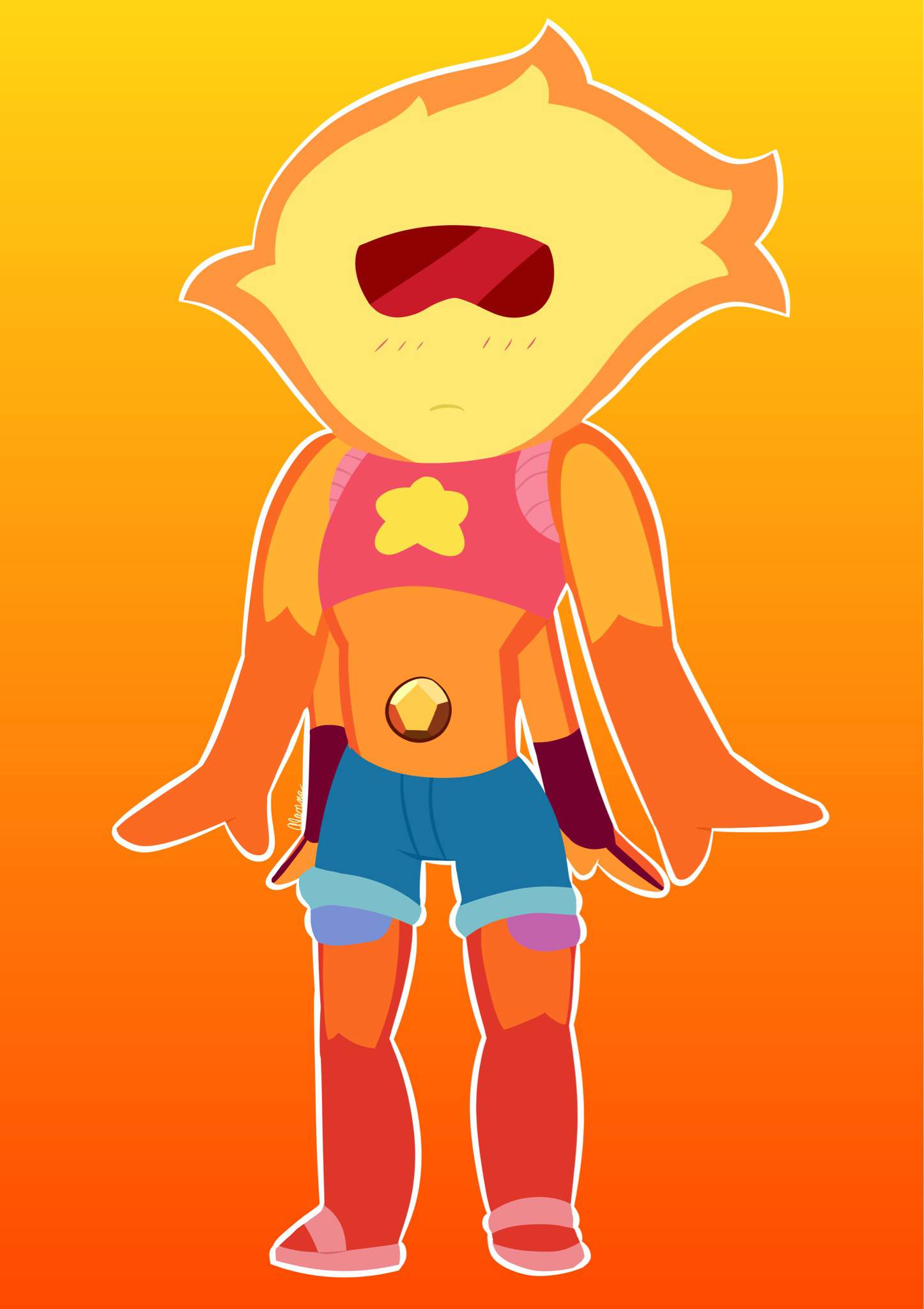 Sunstone Drawing | Steven Universe Amino