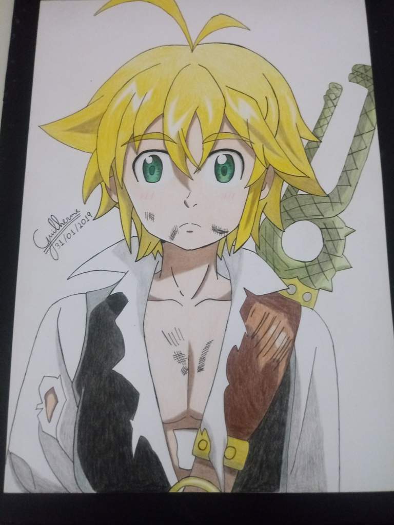 Fanart do Meliodas(nanatsu no taizai) | Desenhos ⭐⭐⭐⭐ Amino