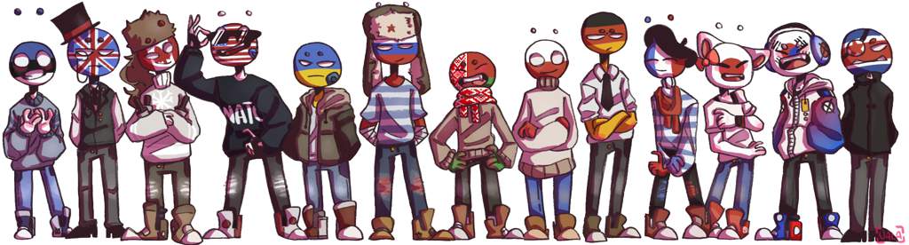 10+ Countries --CountryHumans-- +Speedpaint | •Countryhumans Amino ...