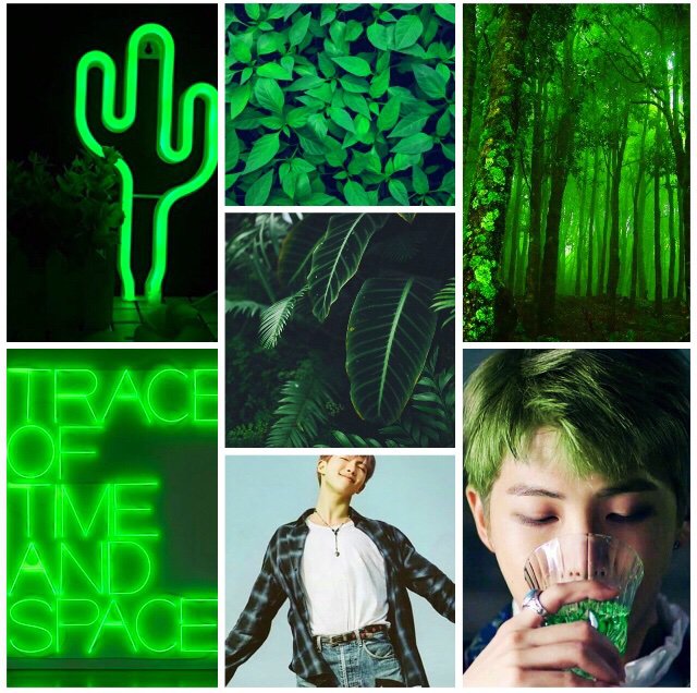 Green Kim Namjoon aesthetic💚 | ARMY's Amino