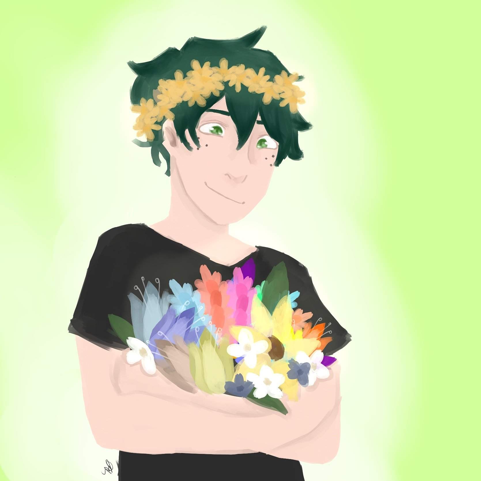 Flower child Izuku.... | My Hero Academia Amino