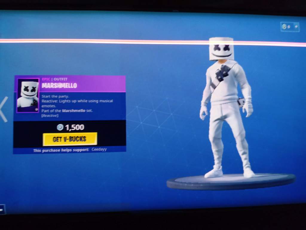 marshmello skin out - fortnite skin editor