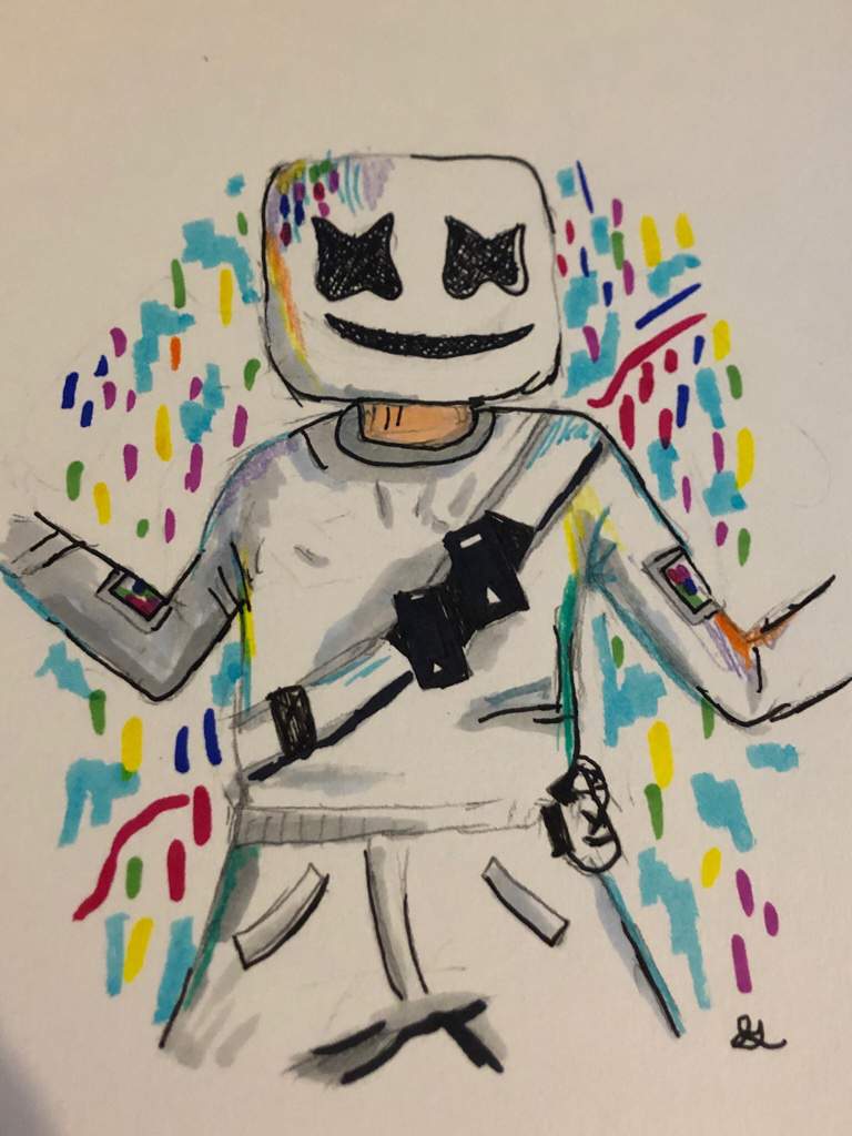 Start The Party Marshmello Drawing Fortnite Battle Royale - fo!   rtnite battle royale armory