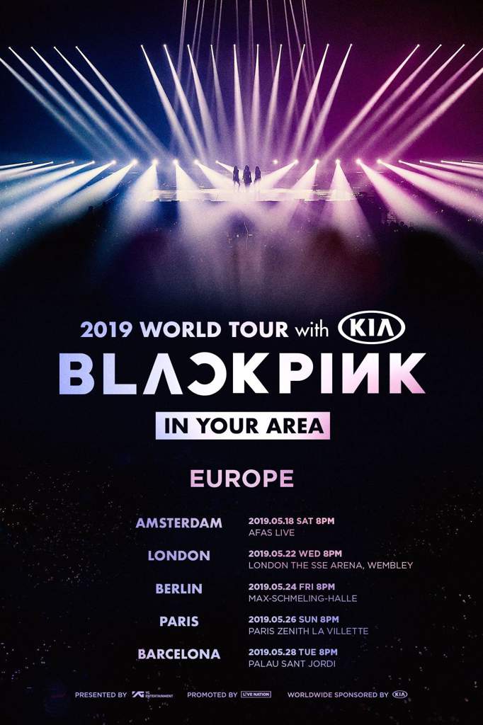 Информация о продаже билетов на европейскую часть тура [IN YOUR AREA