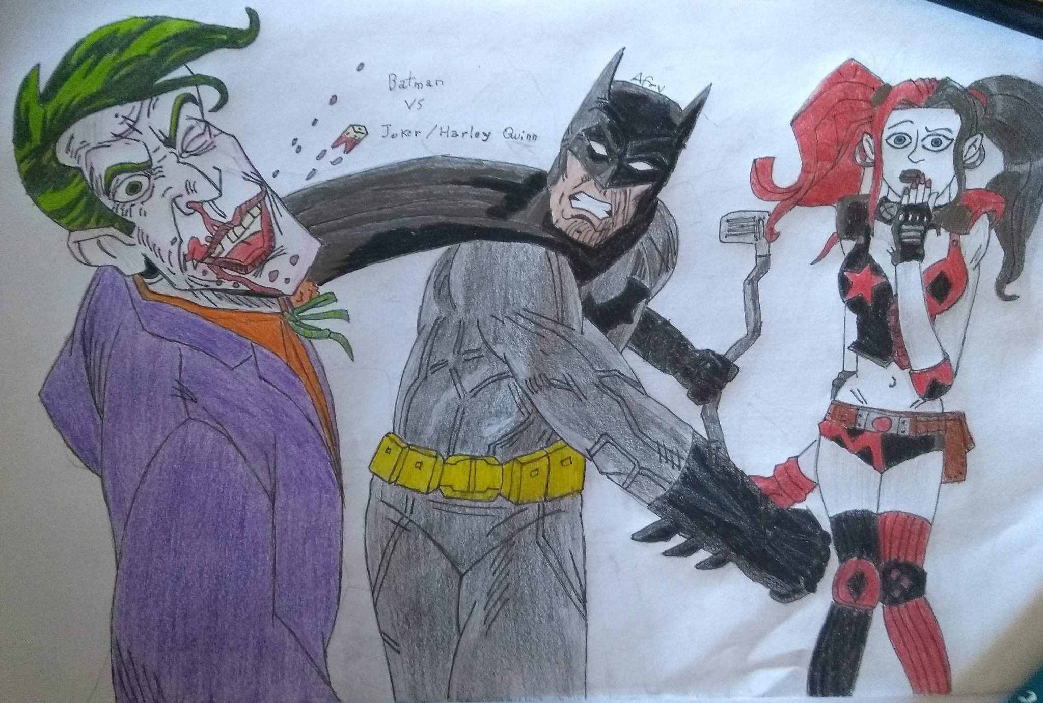 Batman vs Joker / Harley Quinn | •Cómics• Amino