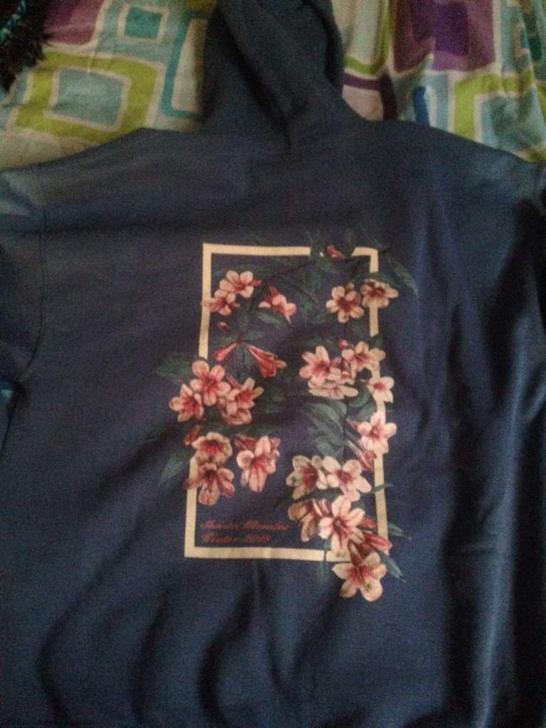 shawn mendes winter floral hoodie