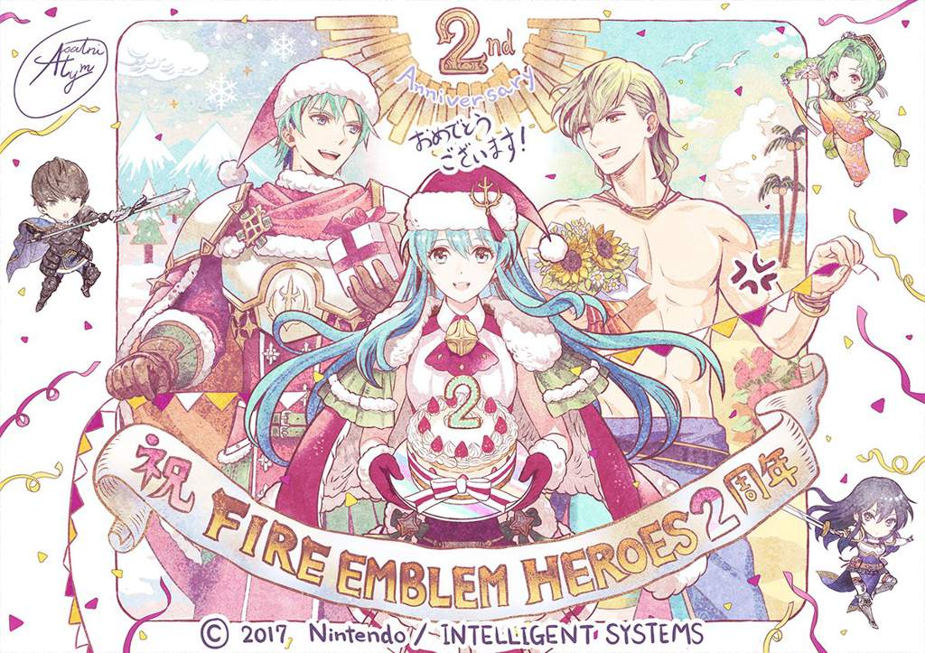 All Official Feh 2nd Anniversary Illustrations Fire Emblem Amino