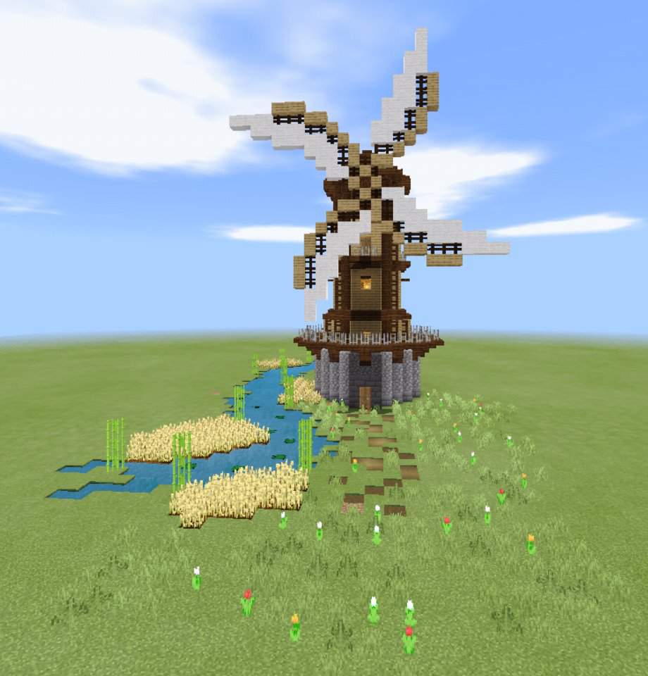 New Windmill Build  Minecraft Amino