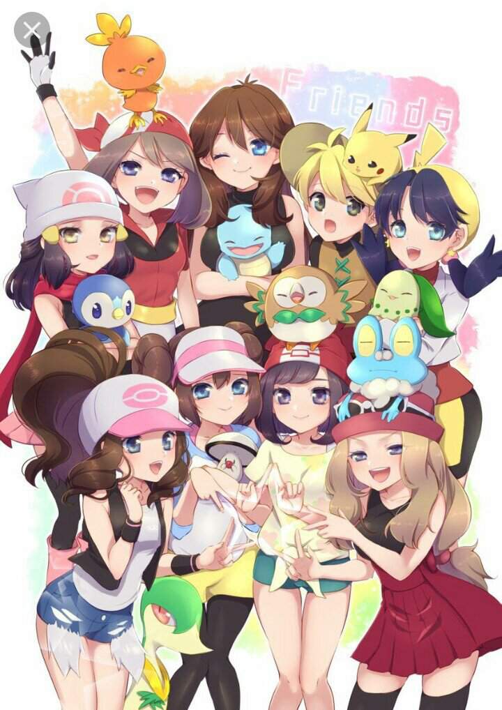 All Pokegirls And Tell Me Which One Is Your Favorite Pokegirl Pokémon Amino