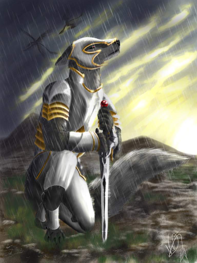 Furry Wolf Knight Furry Commissions Amino