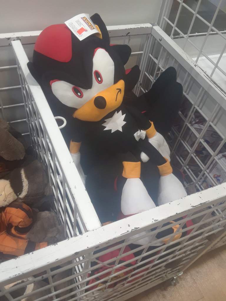 sonic x shadow plush
