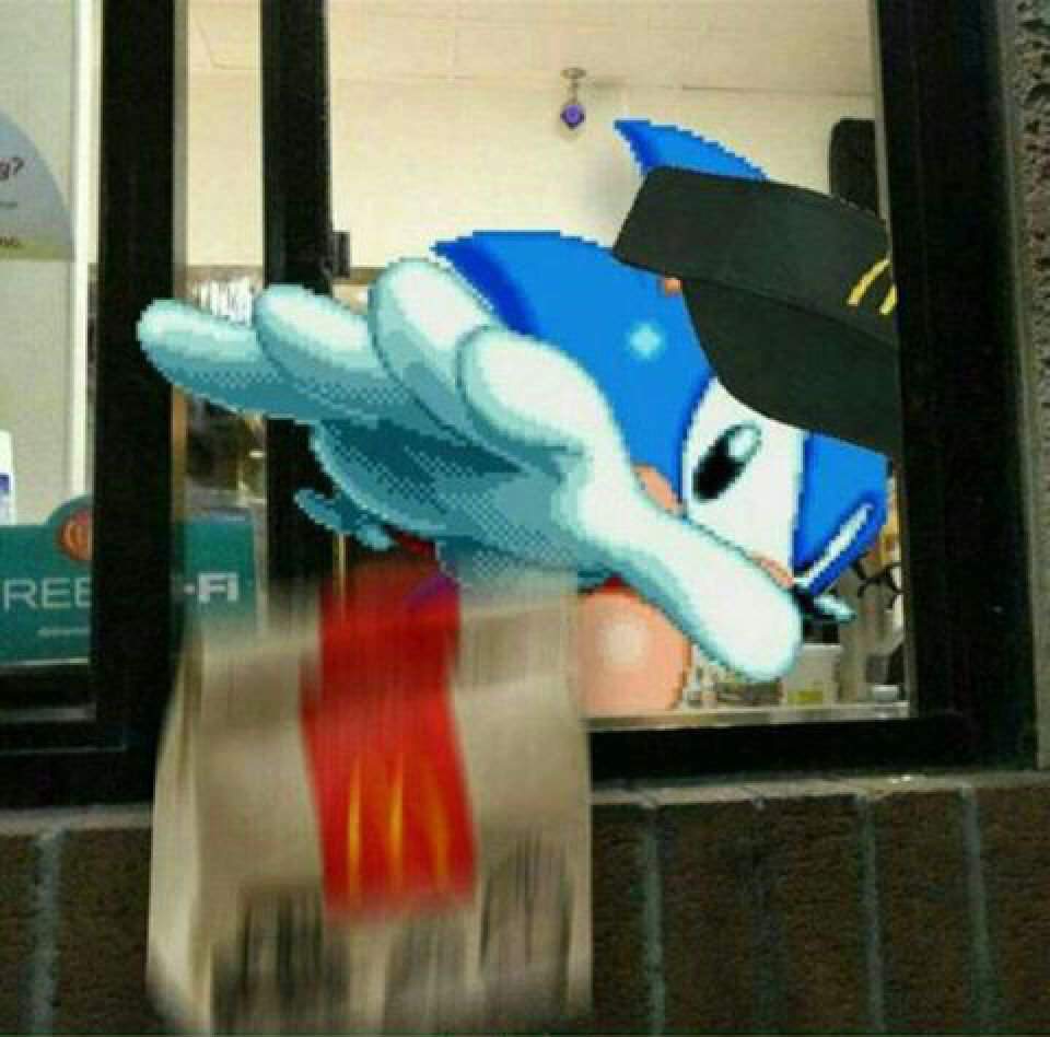 😂 Sonic as a McDonald's employee | Sonic The Hedgehog Chat Amino