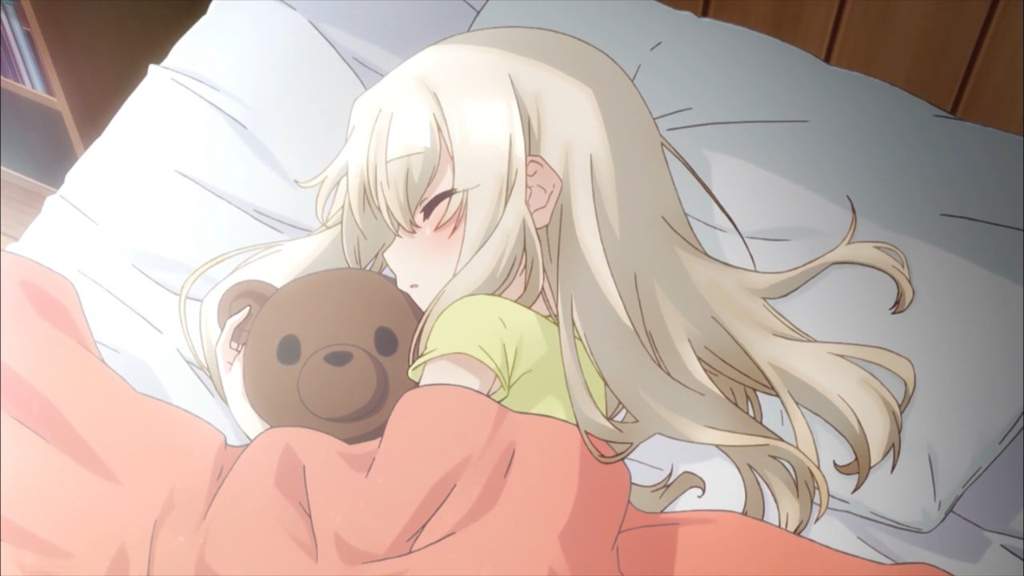 Anime sleeping face