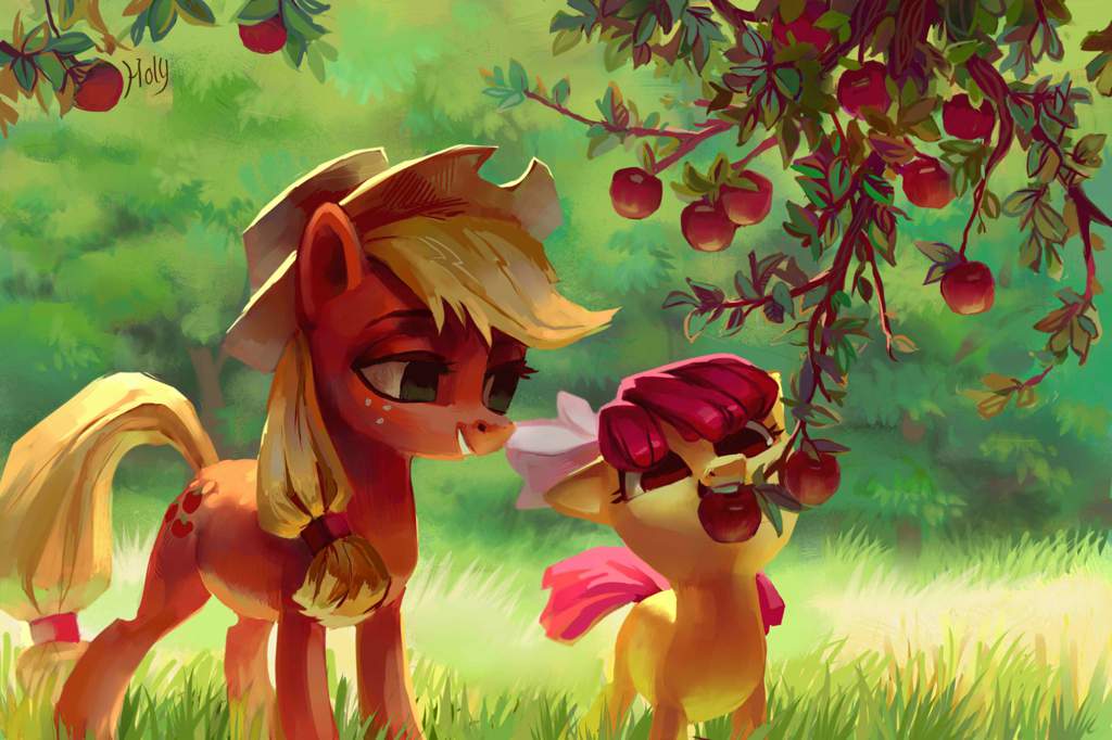 Applejack/ЭплДжек-[C]┏━━━━━ೋ ೌ ೬ ೂ━━━━━┓
[BIC]Applejack
[C]┗━━━━━ೋ ೌ ೬ ೂ━━━━━┛
[IC](Эп(п)лджек, AJ, Эй-Джей) — земная пони из