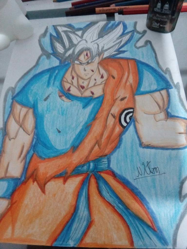 GOKU UI PERFECTO DE SUPER HEROES | Dibujos de Dragon Ball. Amino