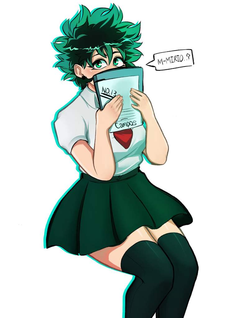 Fem Deku Cute