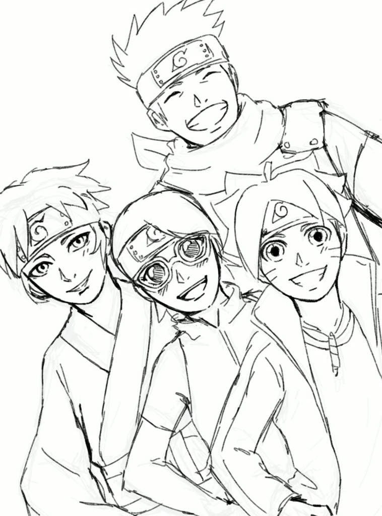 Team Konohamaru... fanart! | Naruto Amino