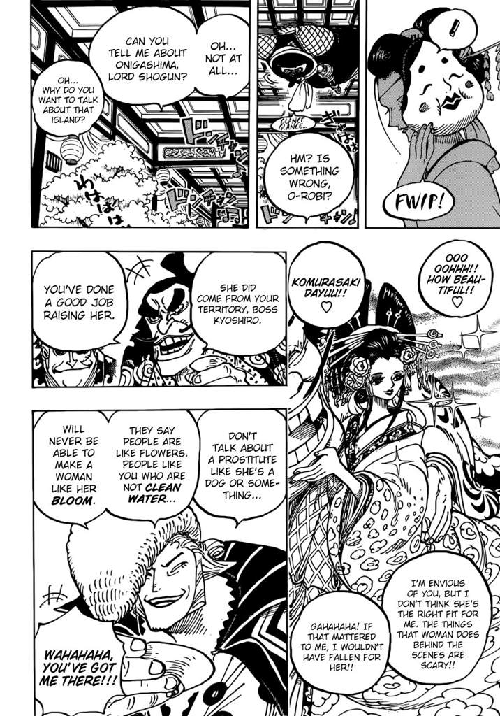 One Piece Chapter 932 The Shogun And The Courtesan Analysis With
