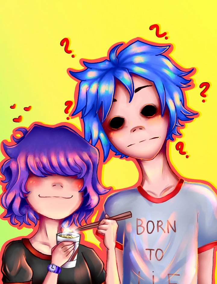 [FANART] IS THAT CANNIBALISM? | Gorillaz Amino