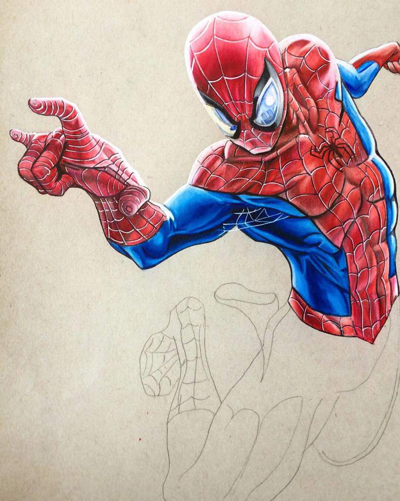Spiderman drawing! | Marvel Amino