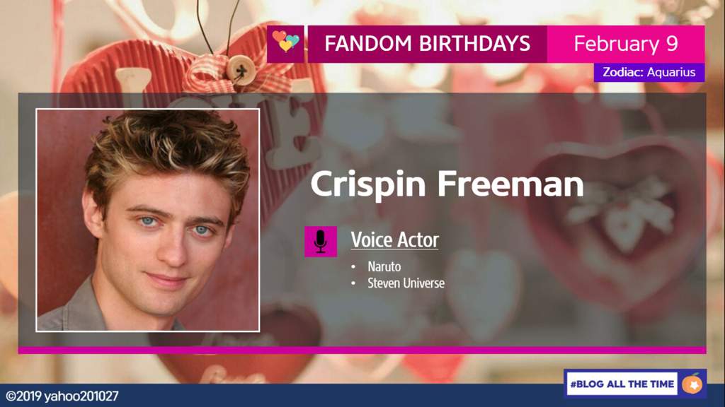 Happy Birthday Crispin Freeman Naruto Amino