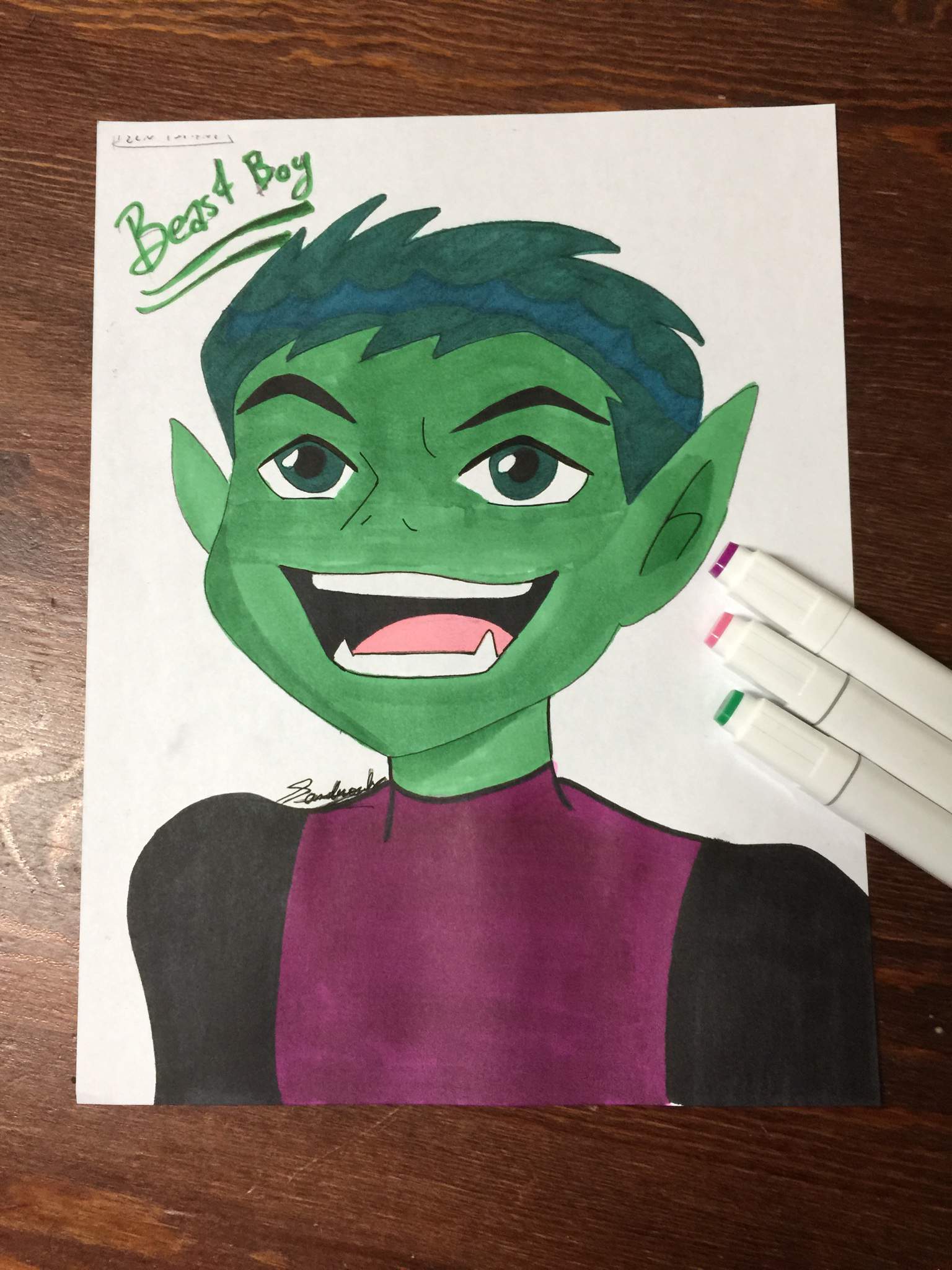 Beast Boy Drawing | Teen Titans Amino