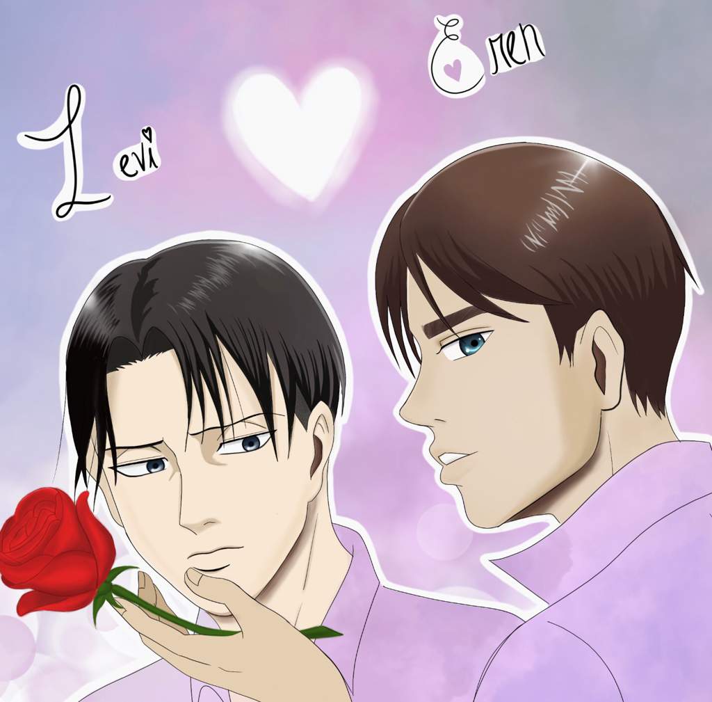 Levi & Eren - #ConcursodeFanArtSNY | Shingeki No Yaoi Riren-Ereri Amino