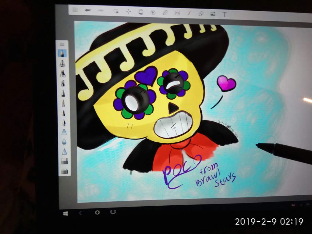 I Know It S Not Coco But It S My First Digital Painting Poco From Brawl Stars Coco Amino Amino - coco do brawl stars