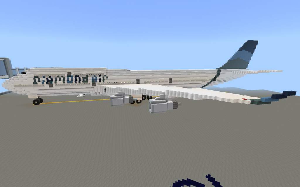 Minecraft Airliner - boeing 757 200 showcase wip roblox