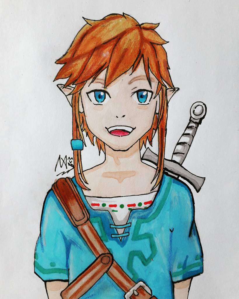 Voici mon dessin de Link !^^ (tuto du Youtubeur TutoDraw) | Zelda ...