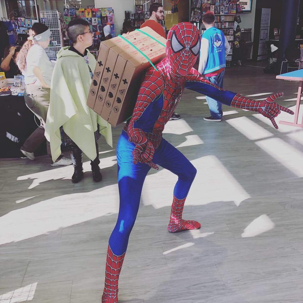 Pizza time Spider-Man cosplay | ?Webslinger Amino? Amino