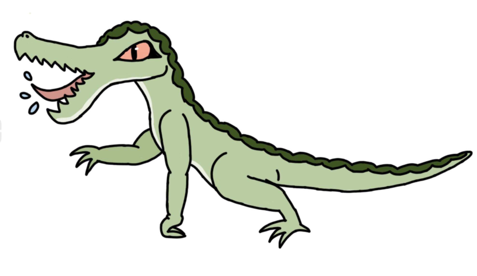 Crocodile Fakemon evolution | .Fakemon. Amino