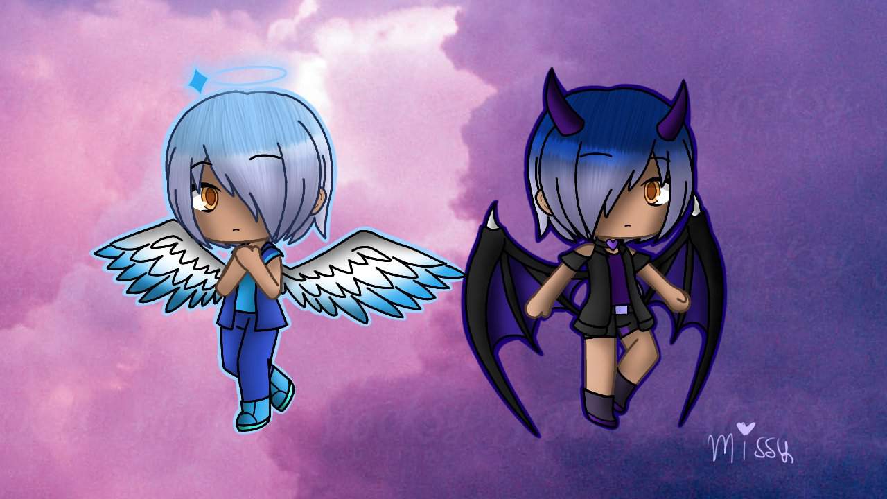 The Angel Side and The Demon Side (gacha edit) | Gacha-Life Amino