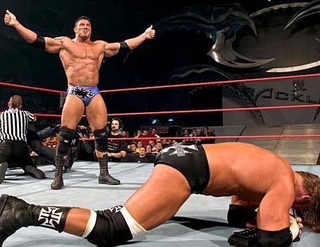 Image result for wwe Backlash 2005 Batista vs HHH w/Ric Flair