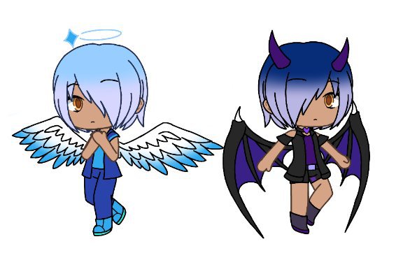 The Angel Side and The Demon Side (gacha edit) .
