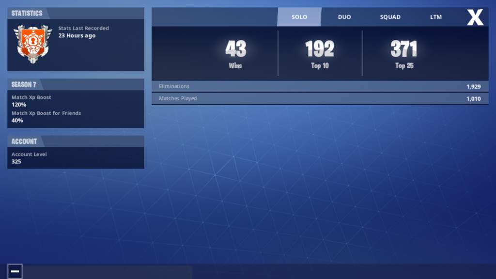 How to see your fortnite stats