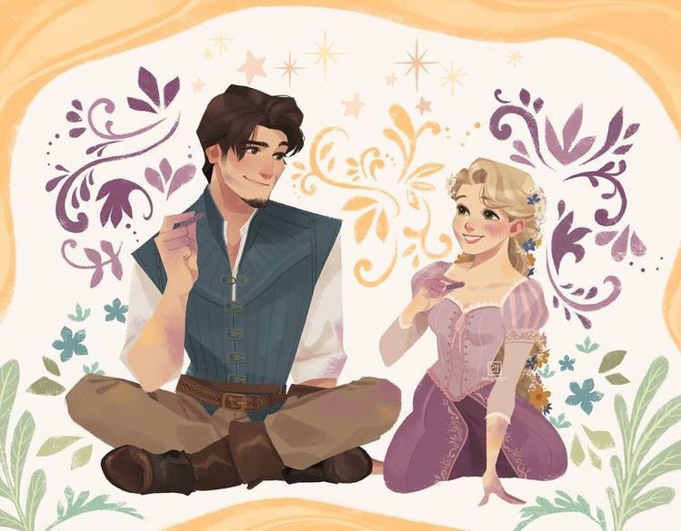 disney couple fan art