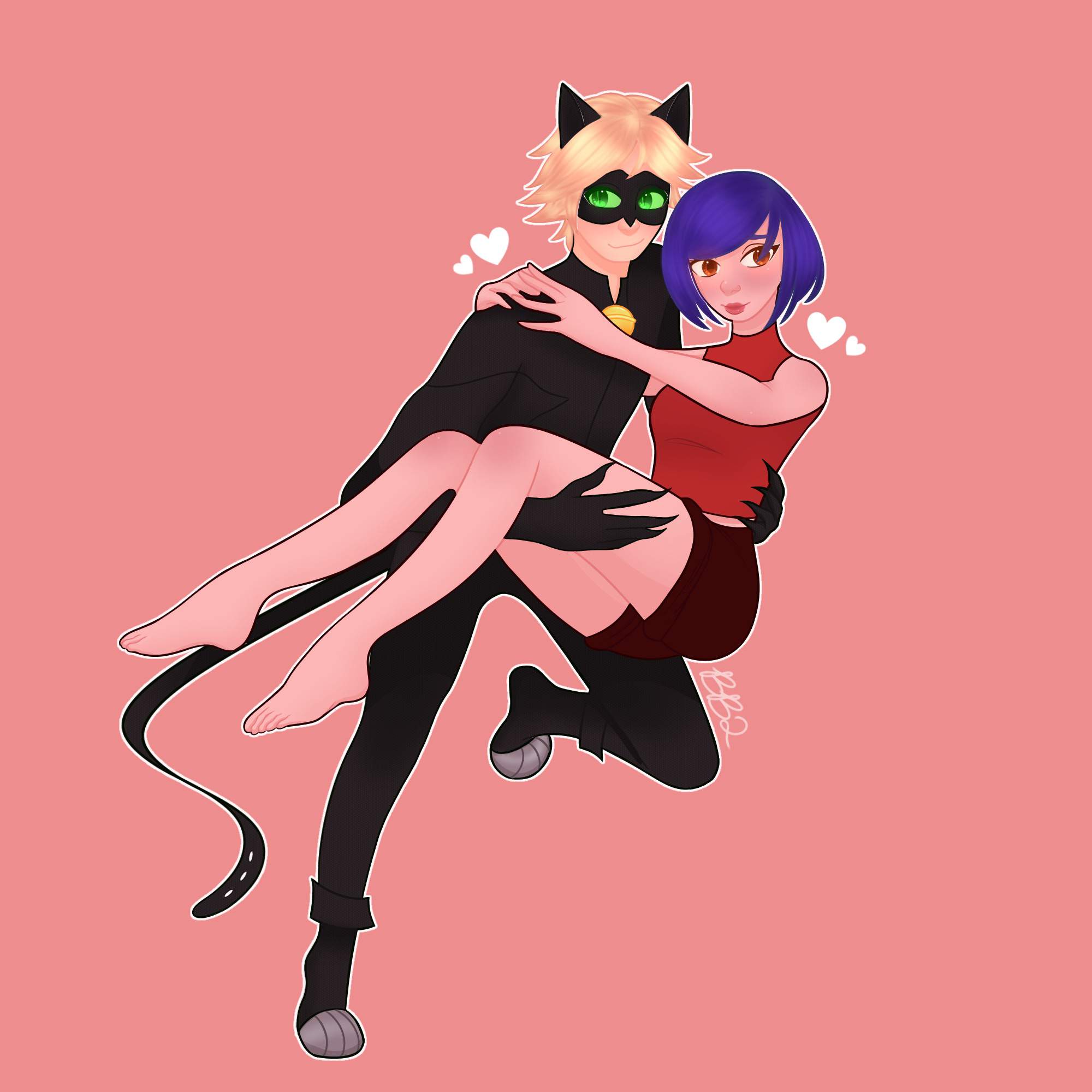 Kagami x Chat Noir - Valentine&apos;s Day!💕 Miraculous Amino 