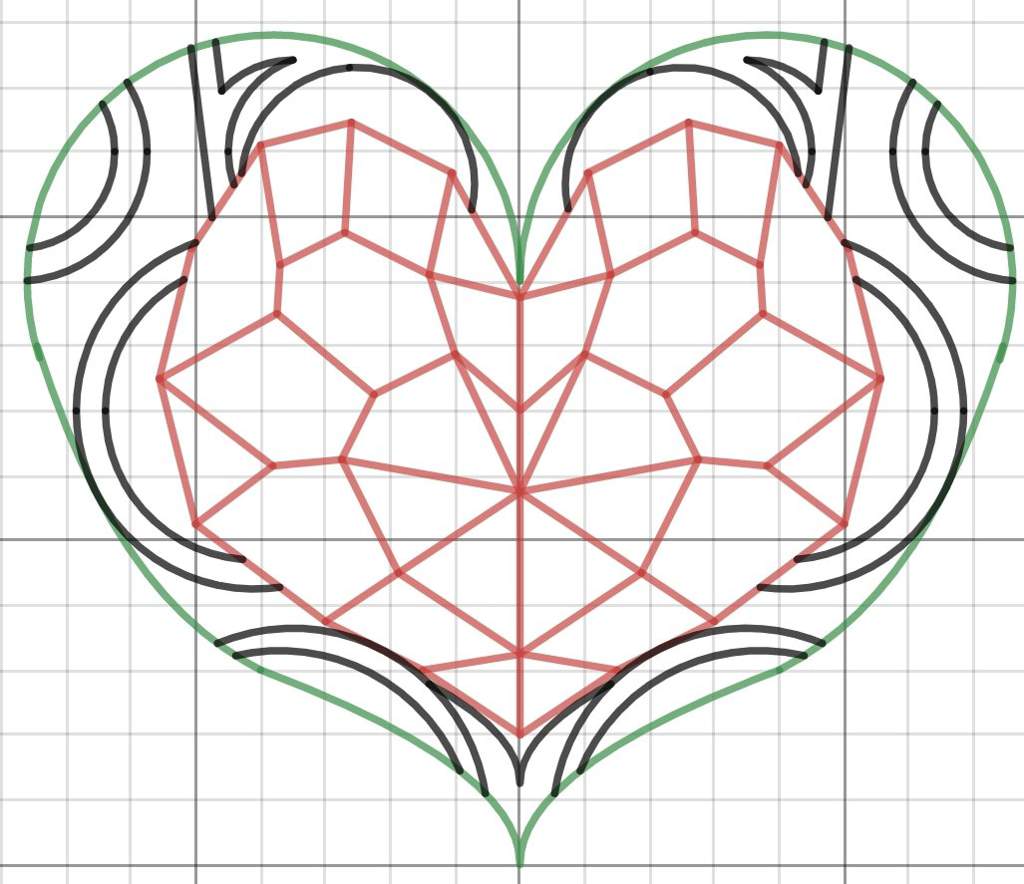 Twilight Princess Heart Container Desmos Graphing Calculator