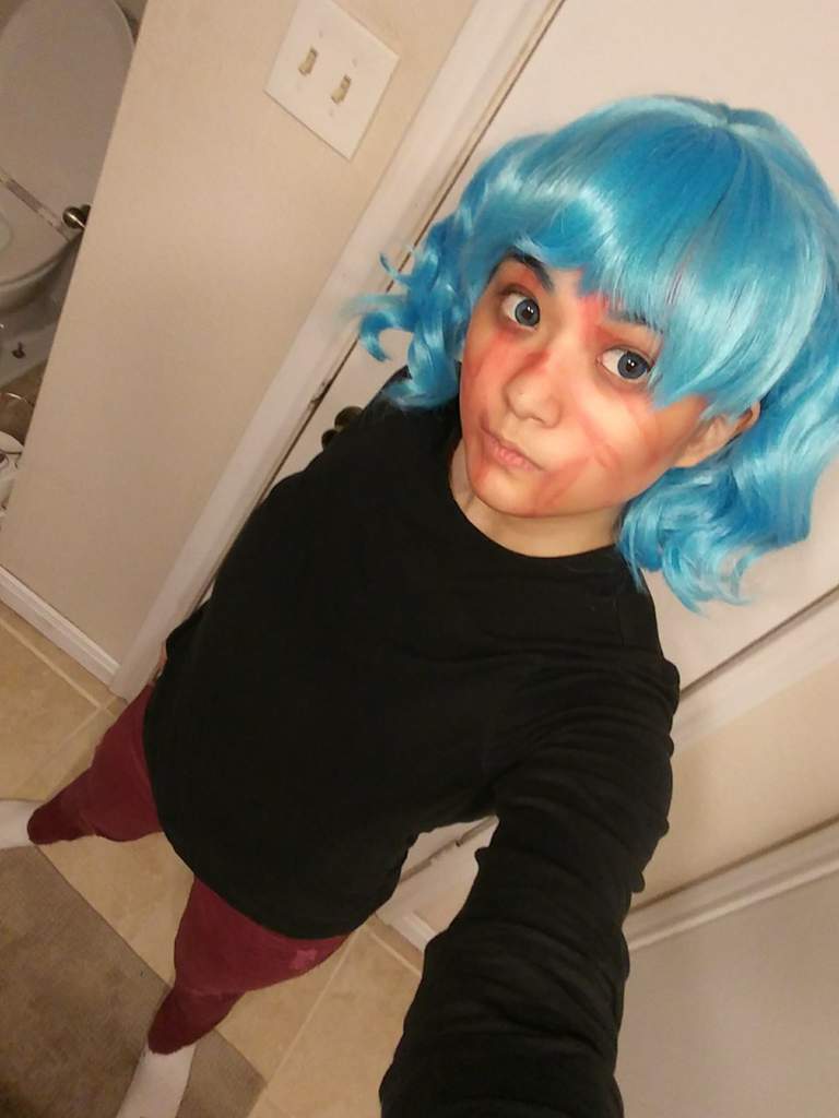Sally Face Cosplay Without Mask