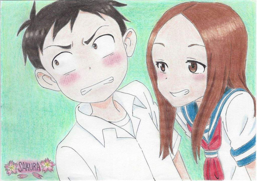 Takagi san and Nishikata kun drawings | Anime^Sama Amino