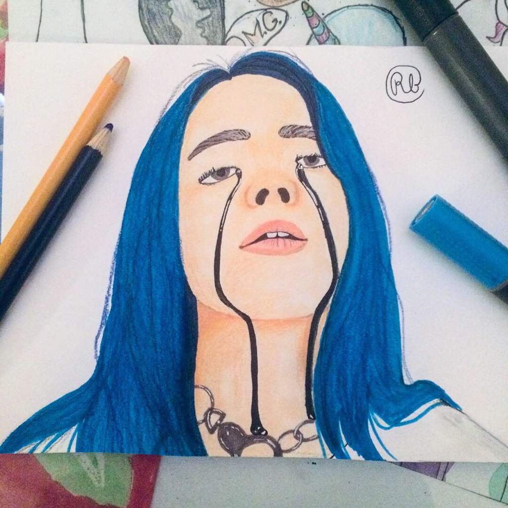 When the party’s over fan art | Billie-Eilish Amino