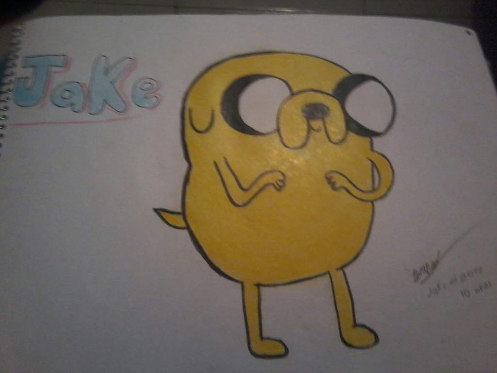 El dibujo de jake ;) | Arte Anime Amino Amino