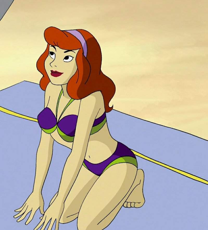 Daphne blake swimsuit from scooby doo.