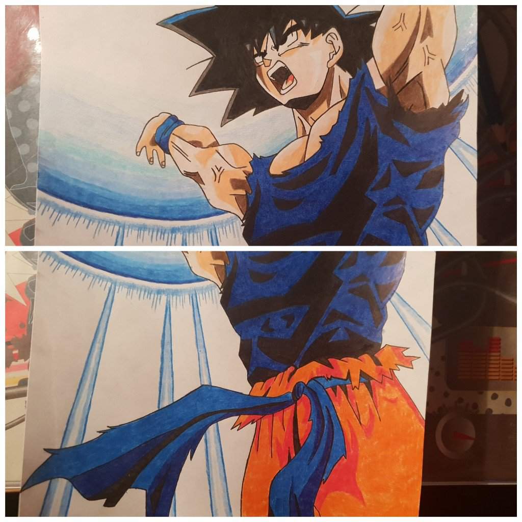 Goku Genki Dama drawing process | Anime Amino