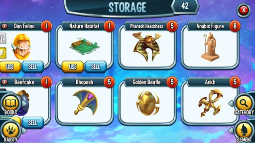 what relics for what monsters monster legends