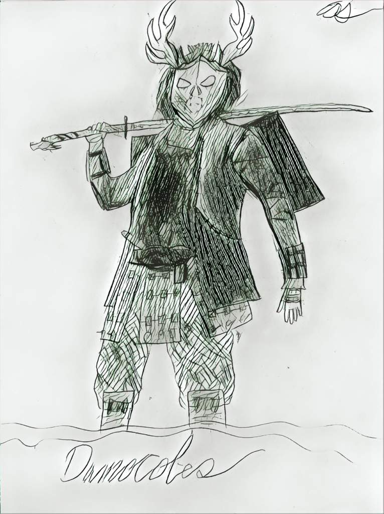 Here’s my first For Honor drawing and my fourth sketch project ever ...