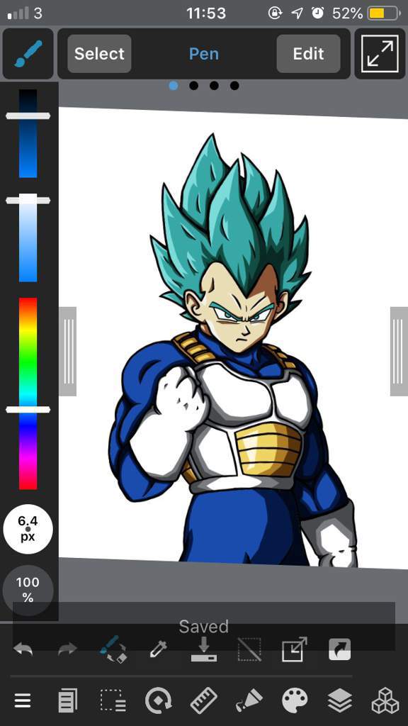 Desenho vegeta  Dragon Ball Super Oficial™ㅤ Amino