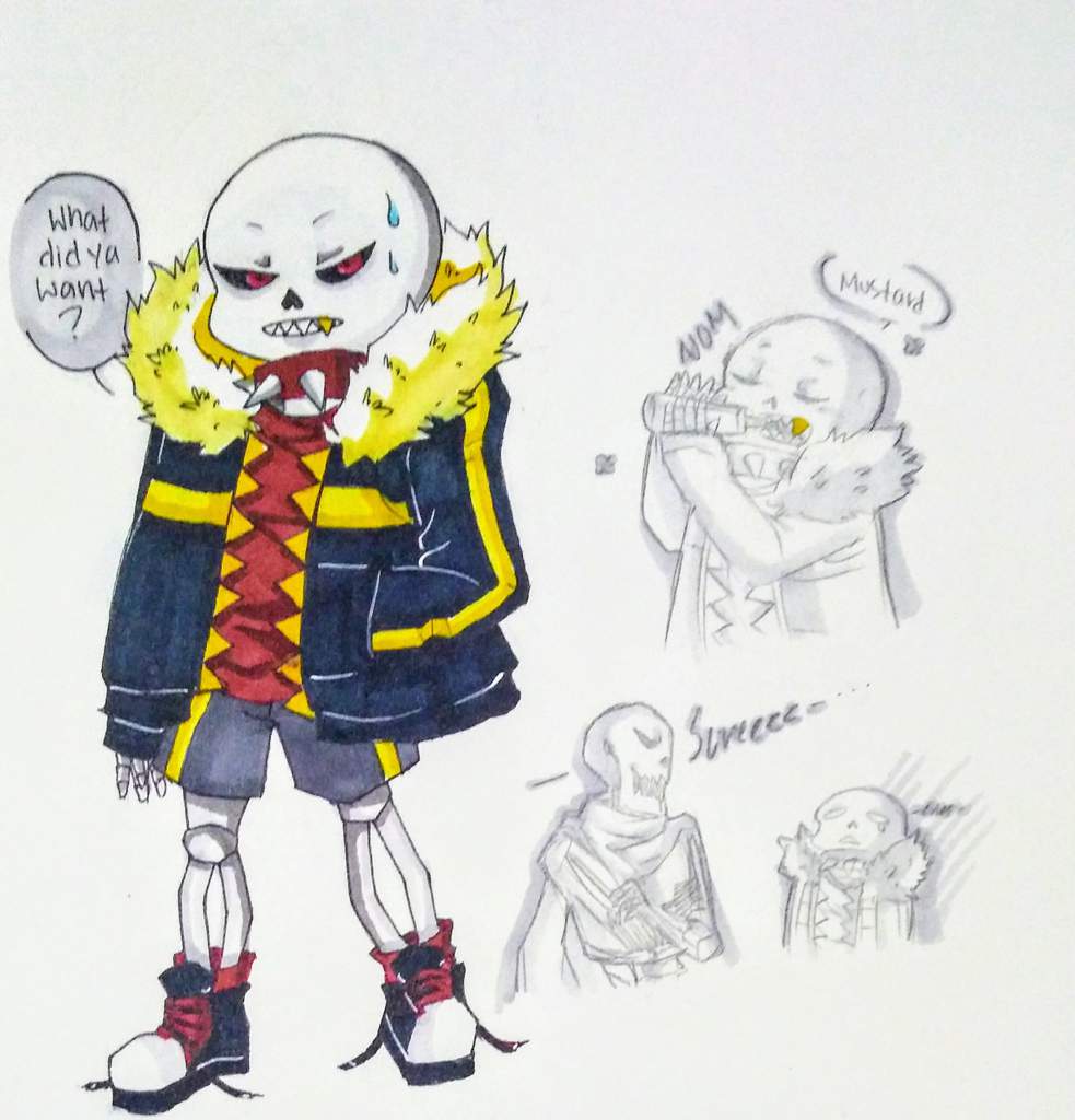 UnderFell Sans Doodles | Undertale Amino