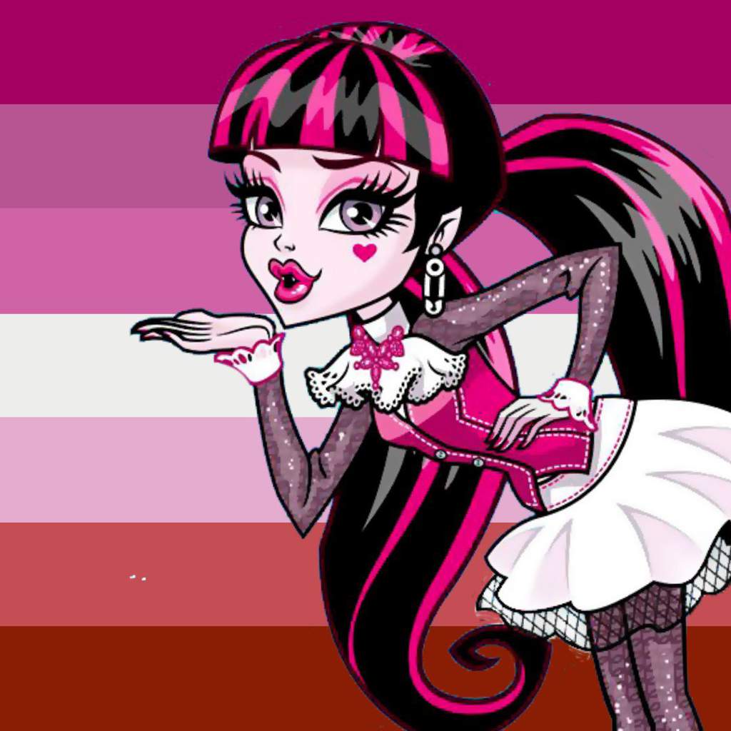 Lesbian and bi Draculaura icons.